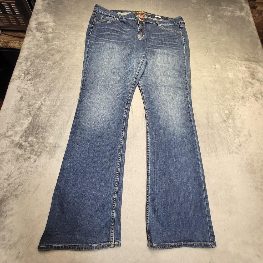 Arizona Jeans Co. Jeans Juniors 17 Bootcut Blue Medium Wash 5-Pocket Denim